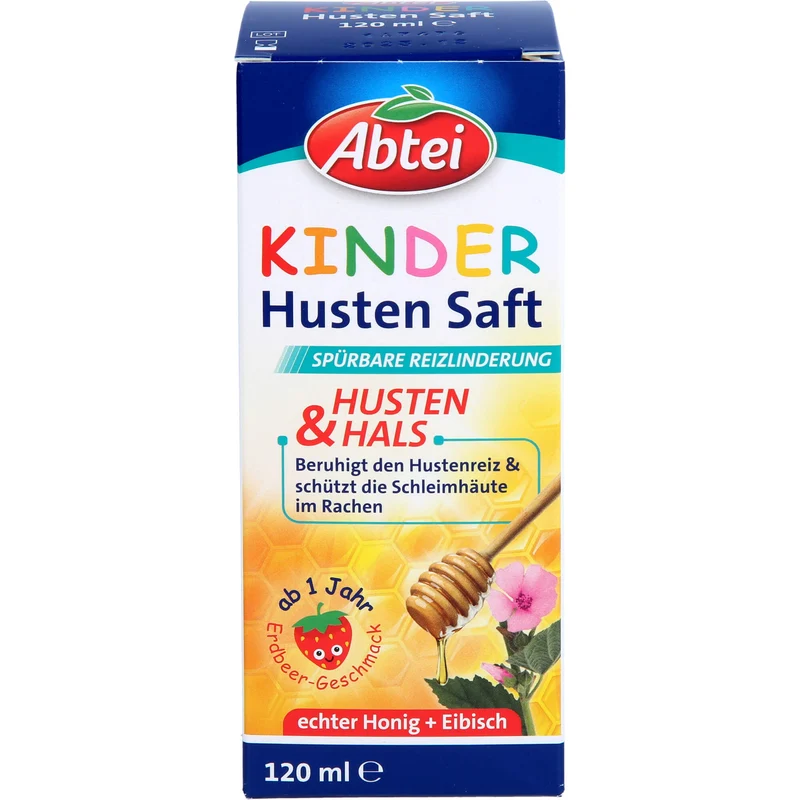 ABTEI Kinder Husten Saft Eibisch und Honig, 120 ml SIR