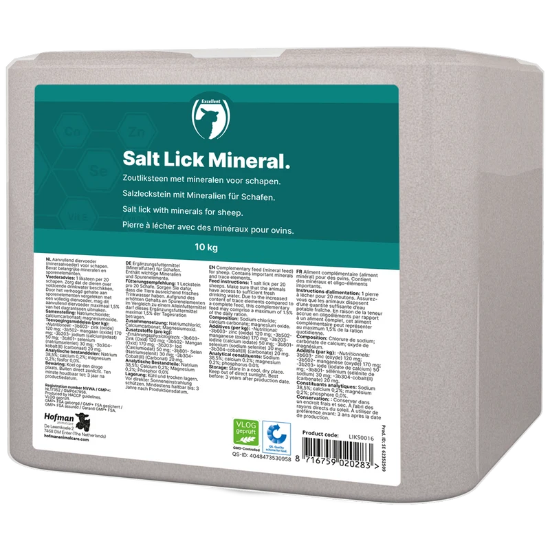 Excellent Liksteen Mineral Schaap