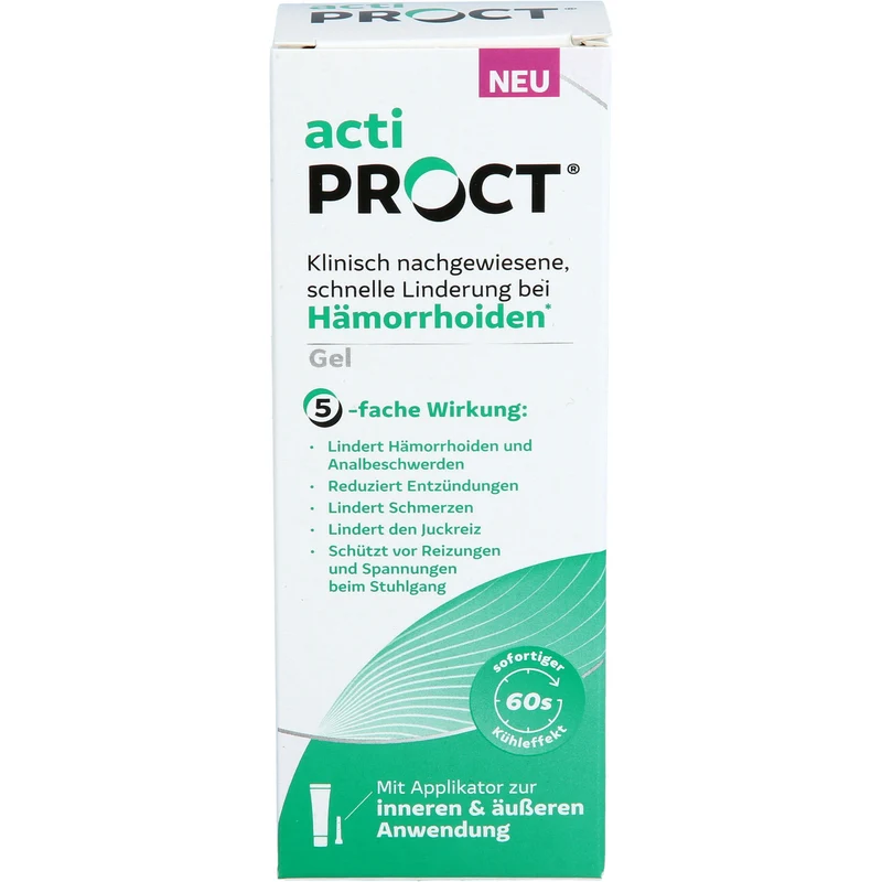 ActiProct Gel kühlend zur Behandlung von Hämorrhoiden, 30 g Gel