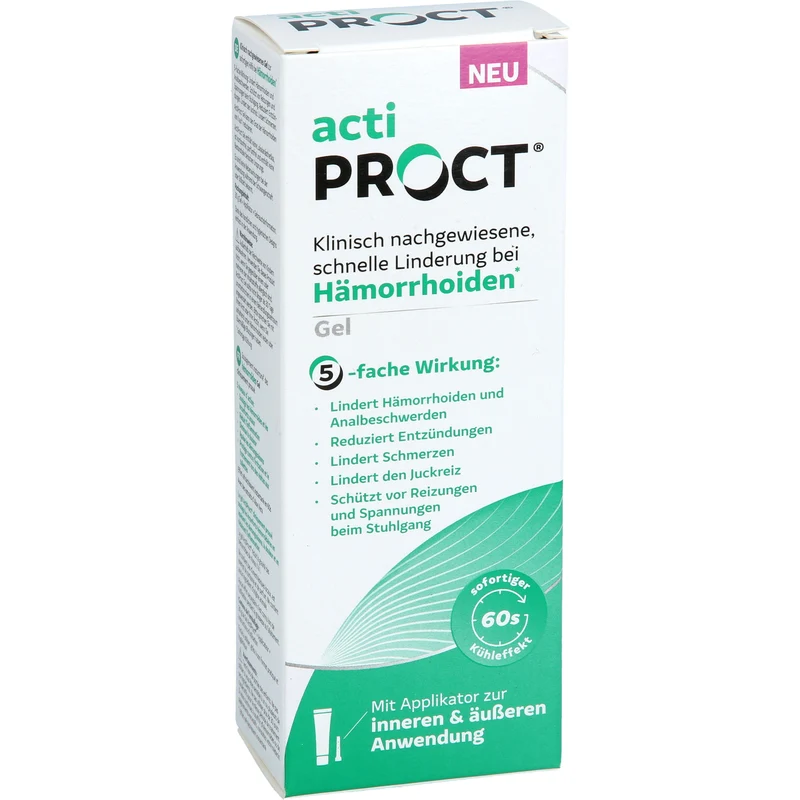 ActiProct Gel kühlend zur Behandlung von Hämorrhoiden, 30 g Gel