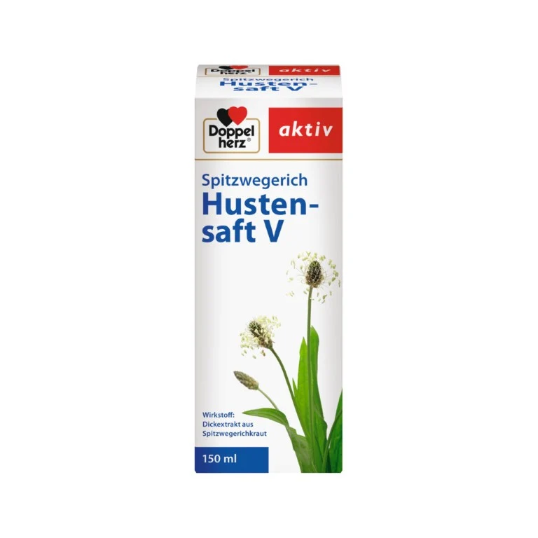 Doppelherz aktiv Spitzwegerich Hustensaft V, 150 ml Lösung