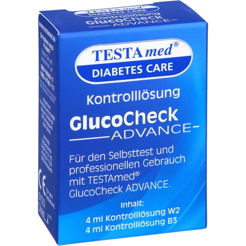 TESTAmed GlucoCheck Advance Kontrolllösung, 4 ml Lösung