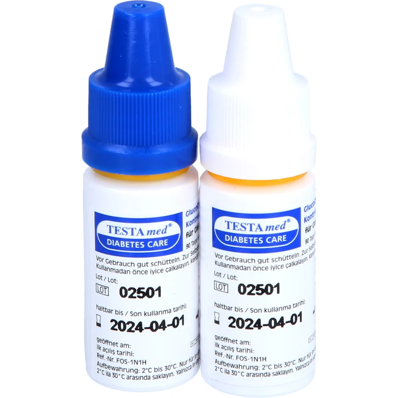 TESTAmed GlucoCheck Advance Kontrolllösung, 4 ml Lösung