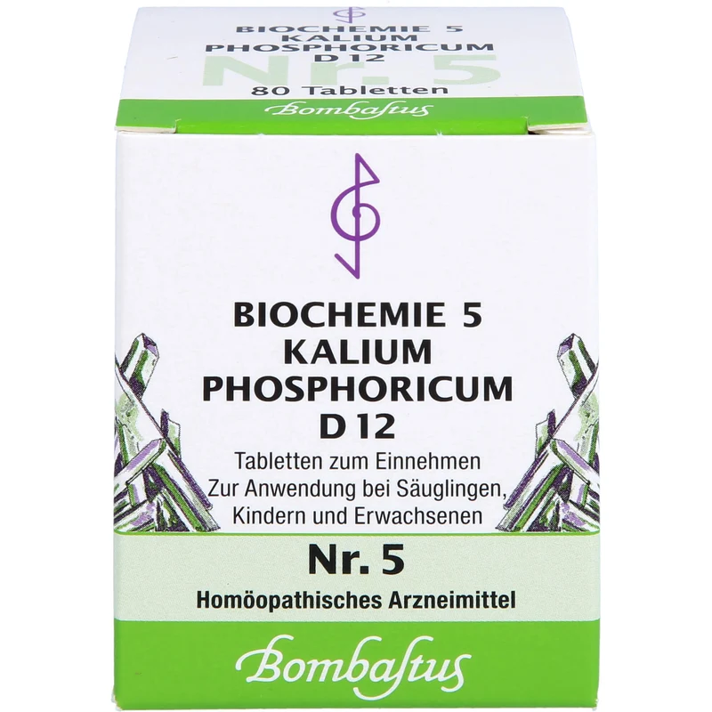 Biochemie 5 Kalium phosphoricum Bombastus D12 Tbl., 80 St TAB