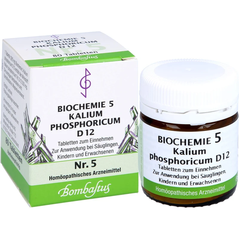 Biochemie 5 Kalium phosphoricum Bombastus D12 Tbl., 80 St TAB