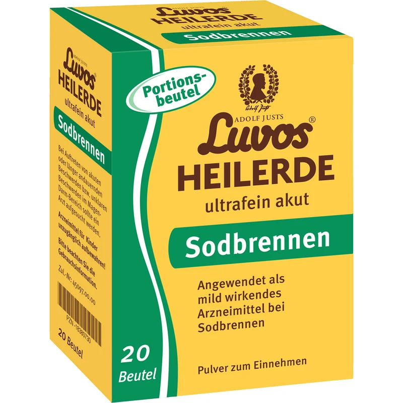 Luvos Heilerde ultrafein akut bei Sodbrennen, 20 St. Beutel