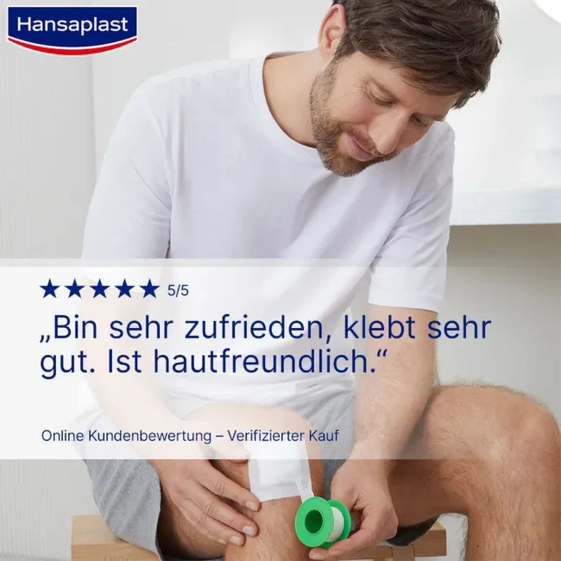 Hansaplast Sensitive Fixierpflaster 5 m x 2,5 cm, 1 St. Pflaster