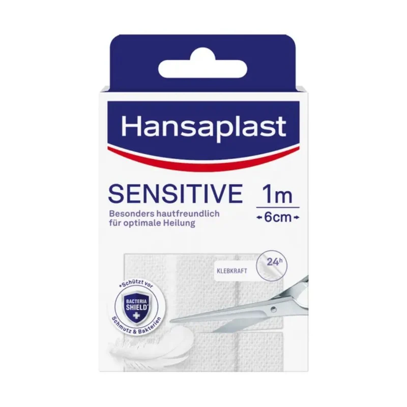 Hansaplast Sensitive Pflaster Hypoallergen 1mx6cm, 1 St. Pflaster