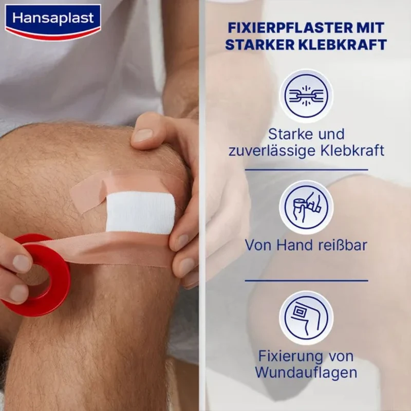 Hansaplast Classic Fixierpflaster 5 m x 2,5 cm, 1 St. Pflaster