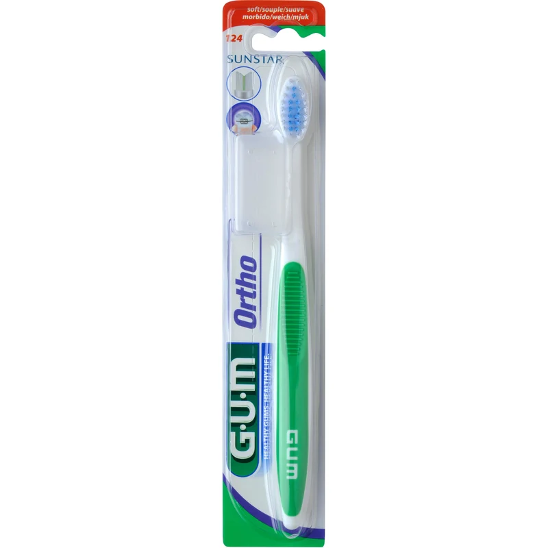 GUM KFO Zahnbürste weich V-Schnitt, 1 St ZBU