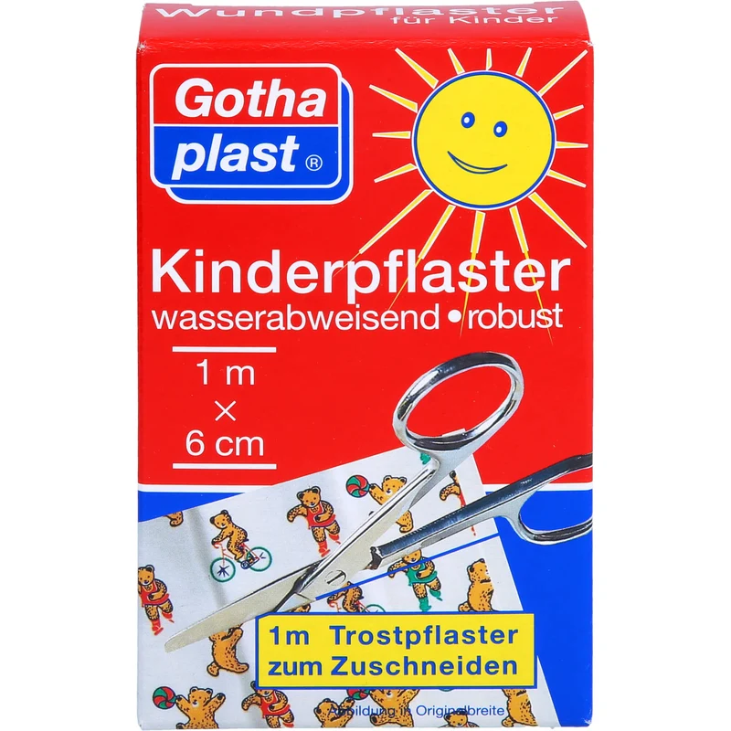 Gothaplast Kinderpflaster 1mx6cm, 1 St PFL