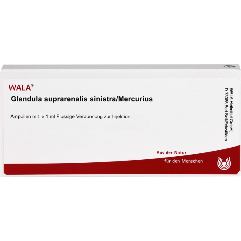 Glandula Supraren. Sinistra/Mercurius Wala Ampullen, 10X1 ml AMP