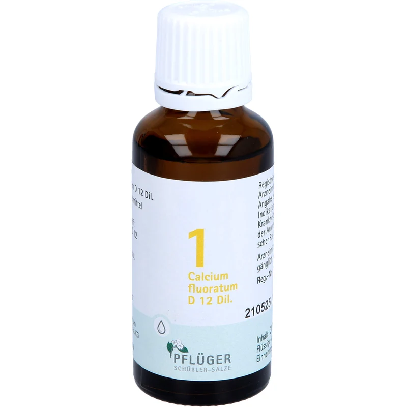 Pflüger Biochemie Nr.1 Calcium fluoratum D12 Dilution, 30 ml Lösung