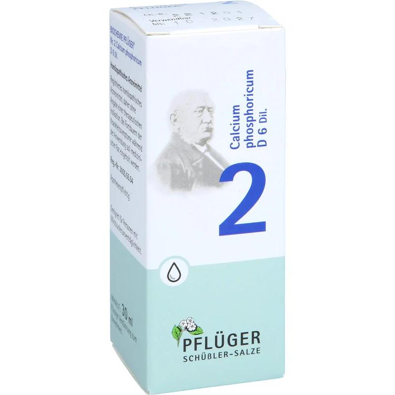 Pflüger Biochemie Nr.2 Calcium phosphoricum D6 Dilution, 30 ml Lösung