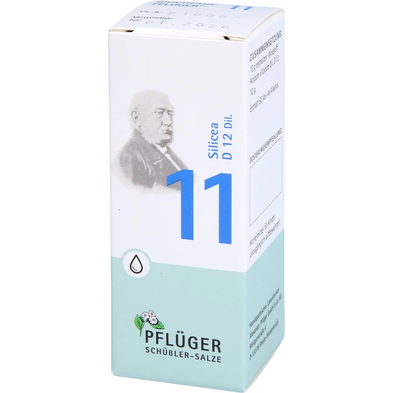 Pflüger Biochemie Nr.11 Silicea D12 Dilution, 30 ml Lösung