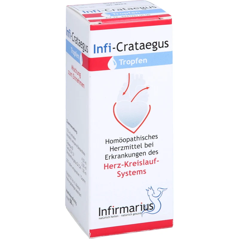 Infi Crataegus Tropfen bei Erkrankungen des Herz-Kreislauf-Systems, 50 ml Lösung