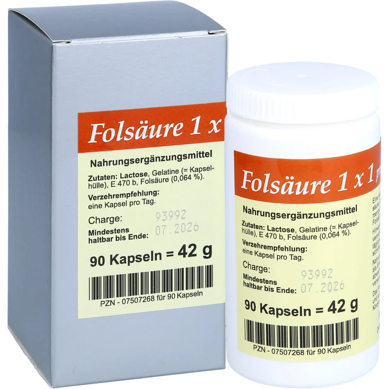 Folsäure 1 X 1 pro Tag, 90 St KAP