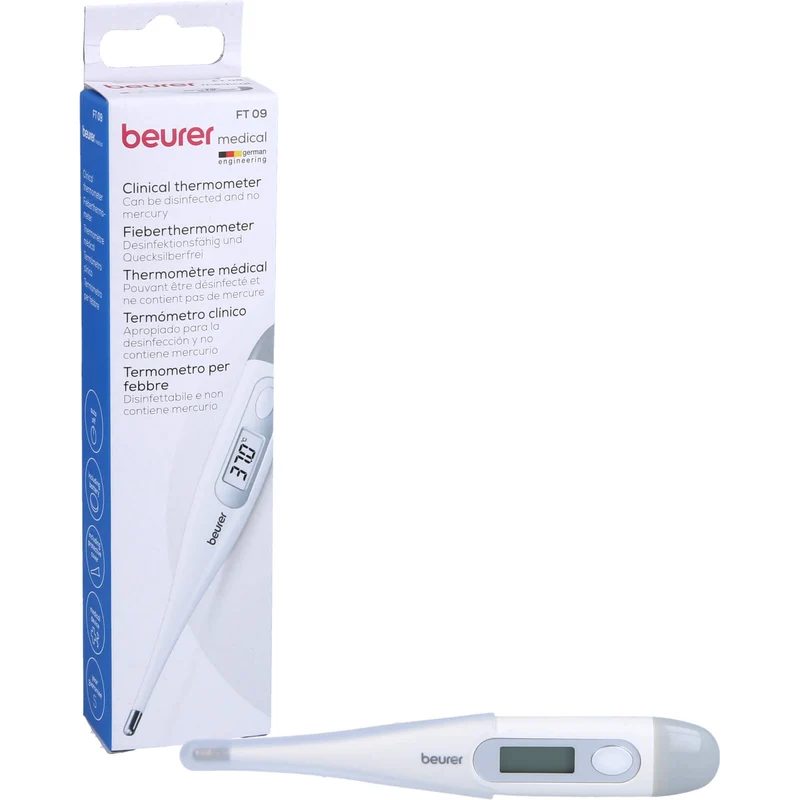 Fieberthermometer digital mit Ton wasserdicht, 1 St. Fieberthermometer