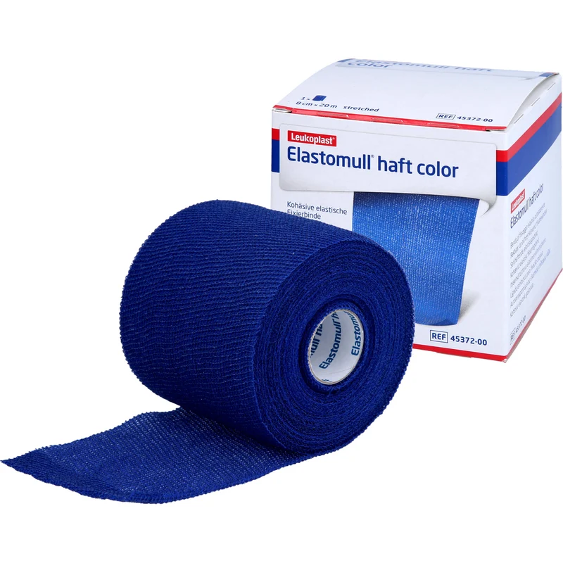 ELASTOMULL HAFT 20MX8cm color blau, 1 St BIN