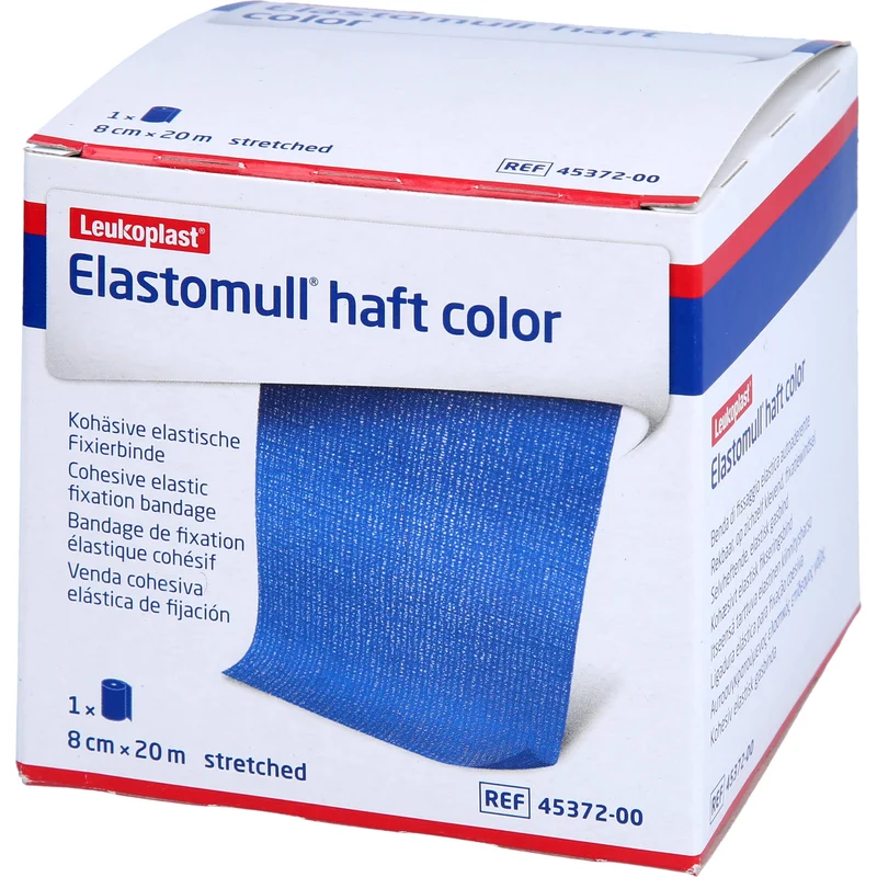 ELASTOMULL HAFT 20MX8cm color blau, 1 St BIN