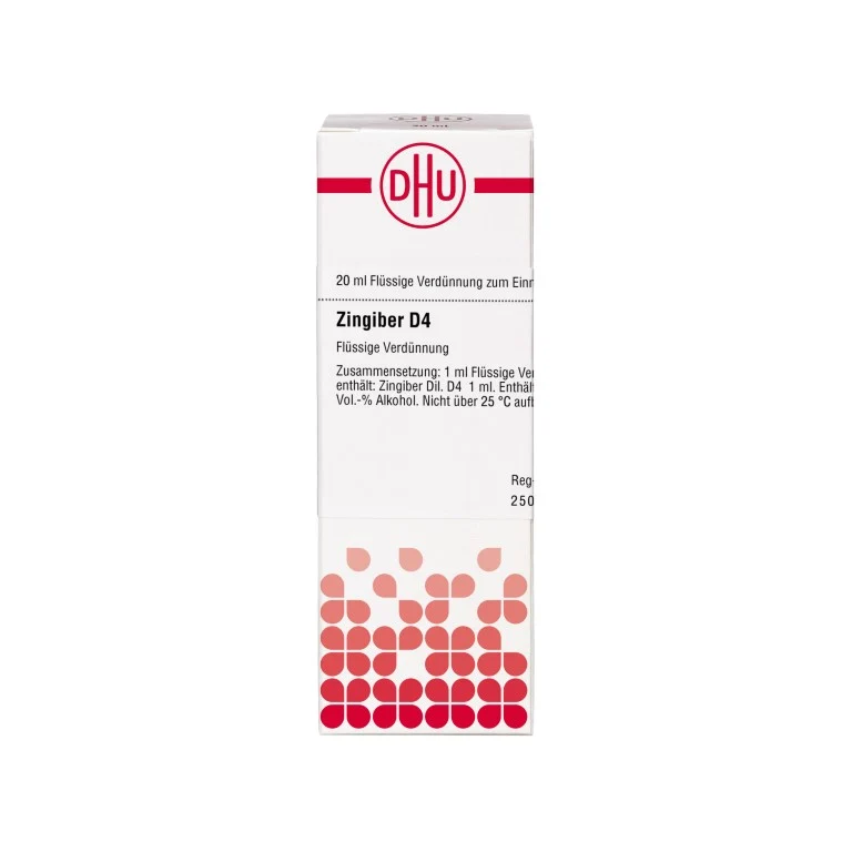 DHU Zingiber D4 Dilution, 20 ml Lösung
