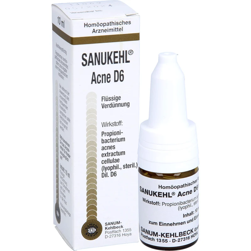 SANUM-KEHLBECK Sanukehl Acne D6 Tropfen, 10 ml Lösung