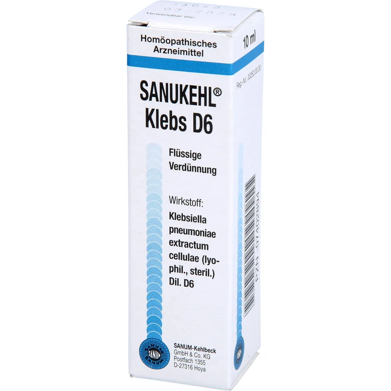SANUM-KEHLBECK Sanukehl Klebs D6 flüssige Verdünnung, 10 ml Lösung