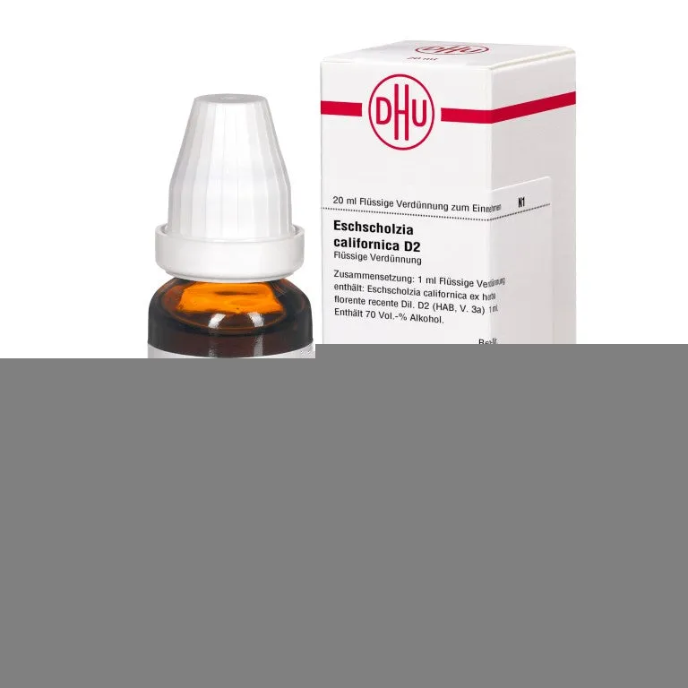 Eschscholzia californica D2 DHU Dilution, 20 ml Lösung