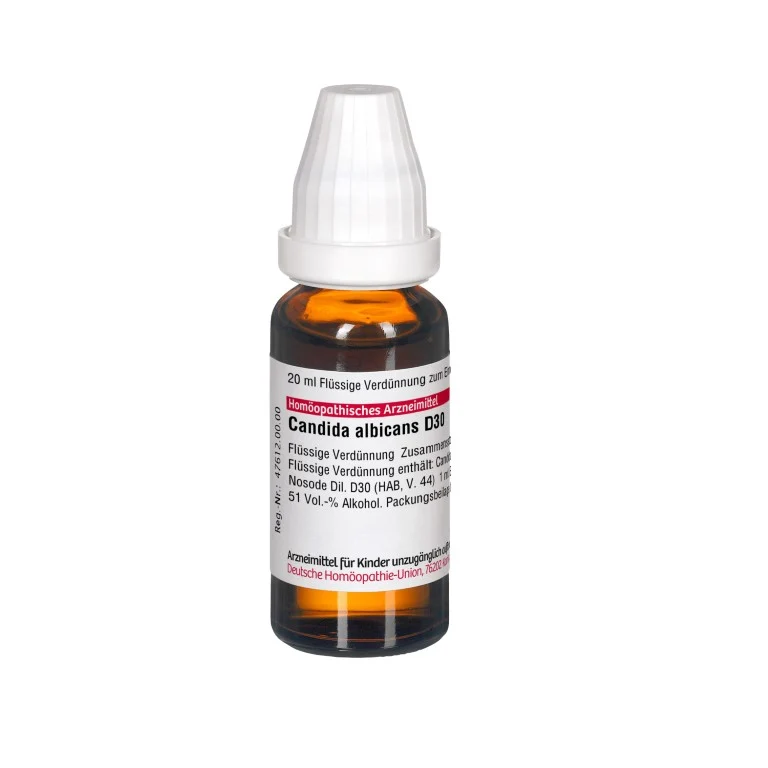 Candida albicans D30 DHU Dilution, 20 ml Lösung