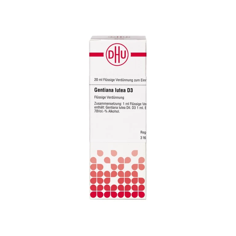Gentiana lutea D3 DHU Dilution, 20 ml Lösung