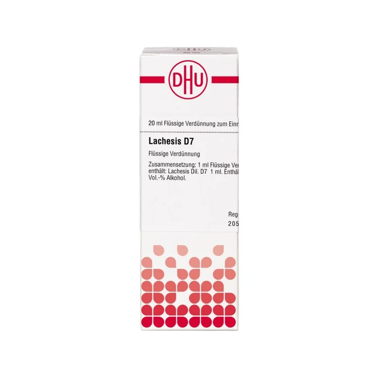 DHU Lachesis D7 Dilution, 20 ml Lösung
