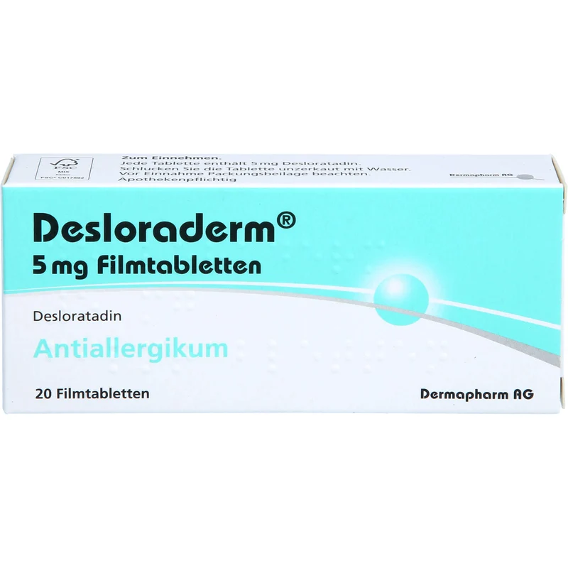 Desloraderm 5 mg Filmtabletten, 20 St FTA