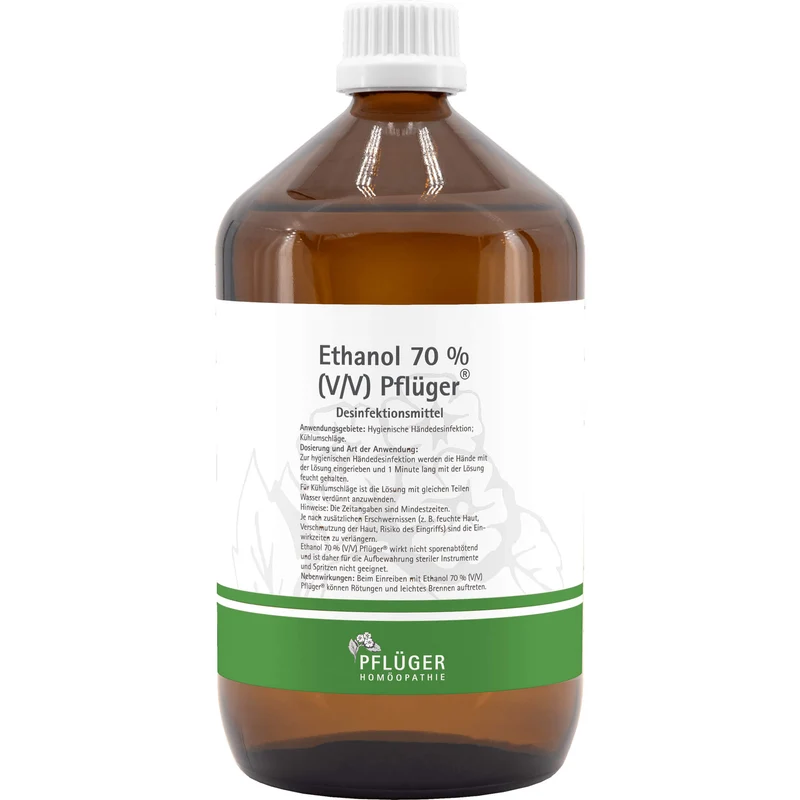 Desinfektionsmittel Ethanol 70% (V/V) Pflüger, 1000 ml FLU
