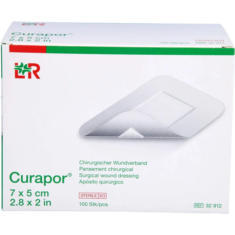 Curapor Wundverband steril 5x7cm, 100 St PFL