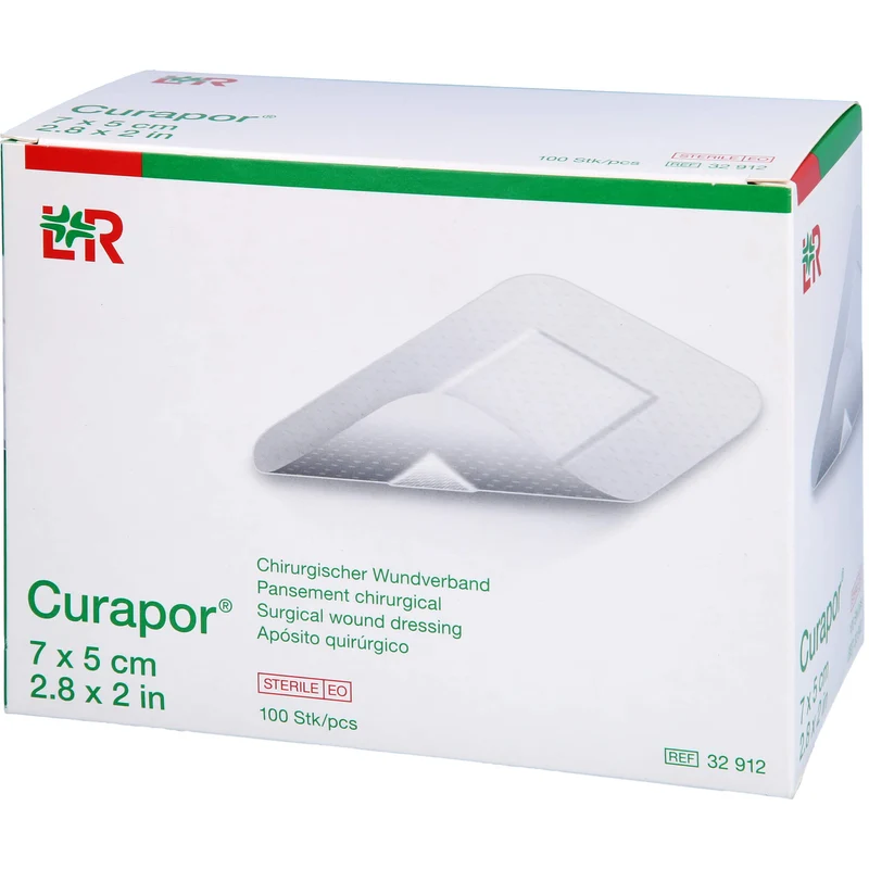 Curapor Wundverband steril 5x7cm, 100 St PFL