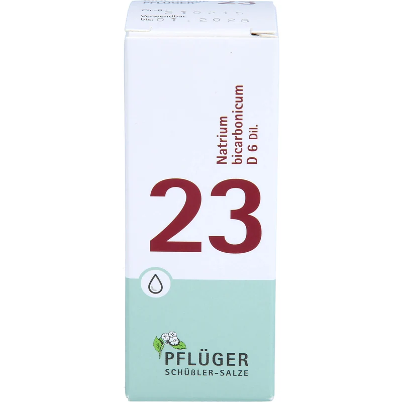 Pflüger Biochemie Nr.23 Natrium bicarbonicum D6 Dilution, 30 ml Lösung