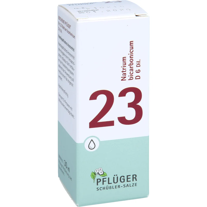 Pflüger Biochemie Nr.23 Natrium bicarbonicum D6 Dilution, 30 ml Lösung