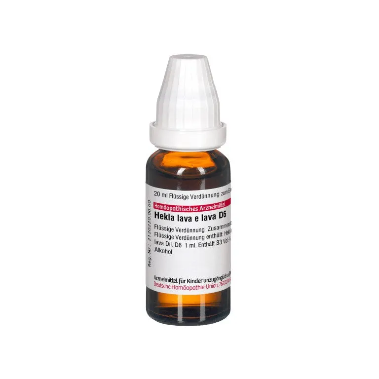 DHU Hekla lava e lava D 6 Flüssige Verdünnung, 20 ml Lösung