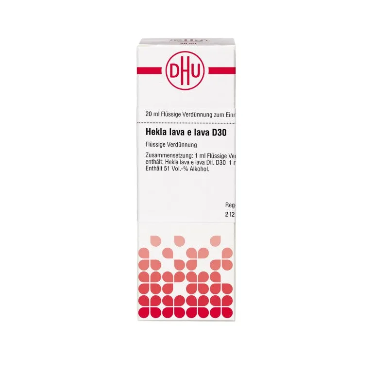 Hekla lava e lava D30 DHU Dilution, 20 ml Lösung