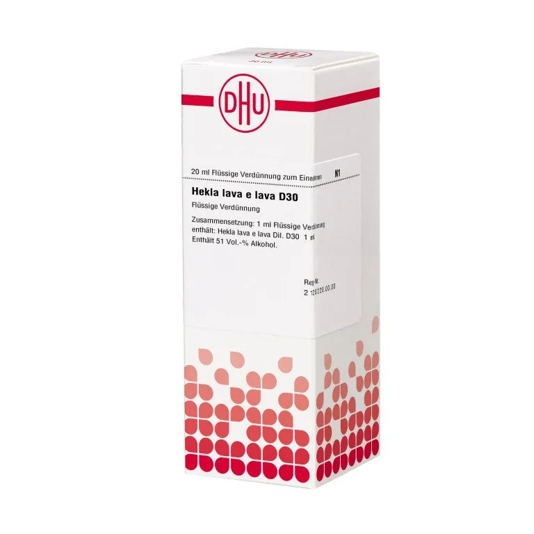 Hekla lava e lava D30 DHU Dilution, 20 ml Lösung