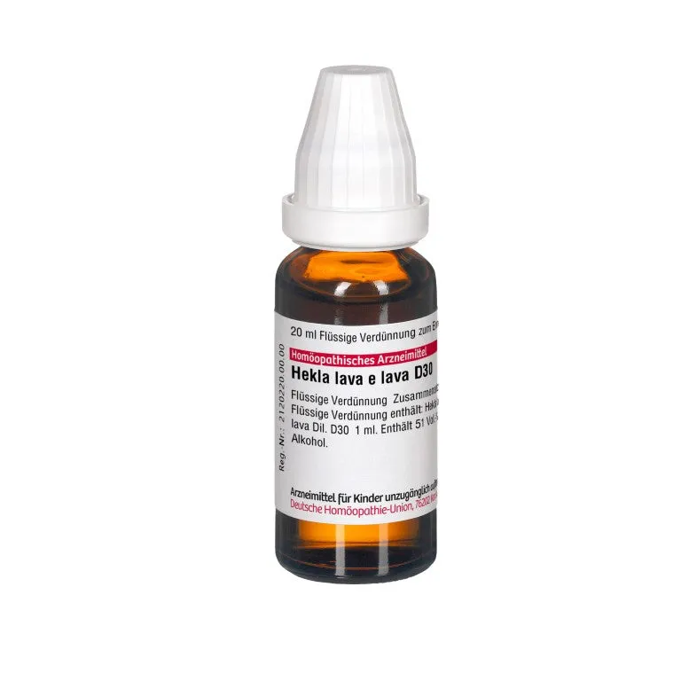 Hekla lava e lava D30 DHU Dilution, 20 ml Lösung