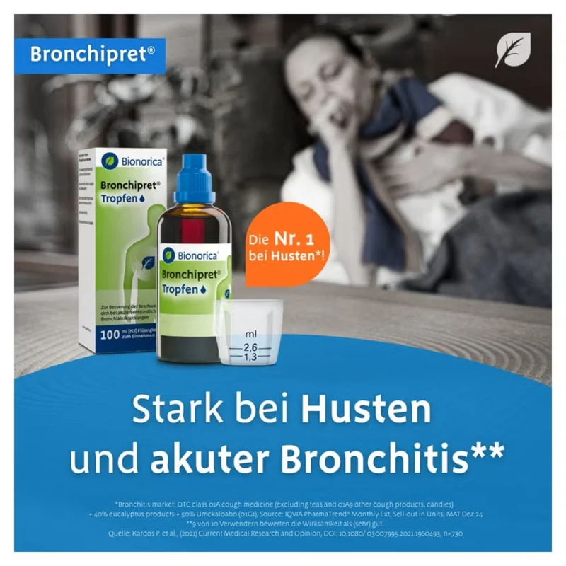 Bronchipret Tropfen, 100 ml Lösung