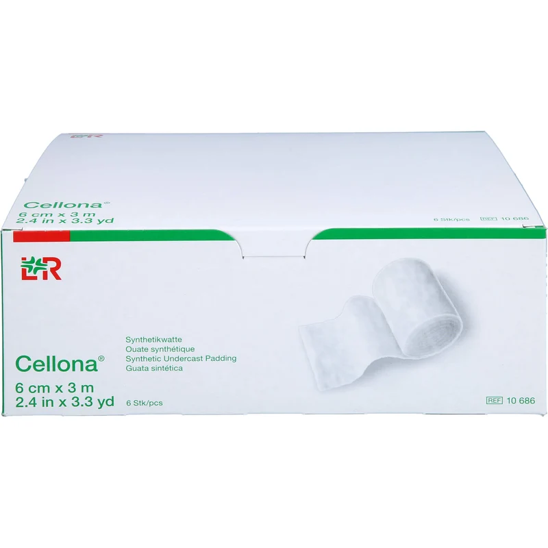 Cellona Synthetikwatte 6cm x 3m, 6 St WAT