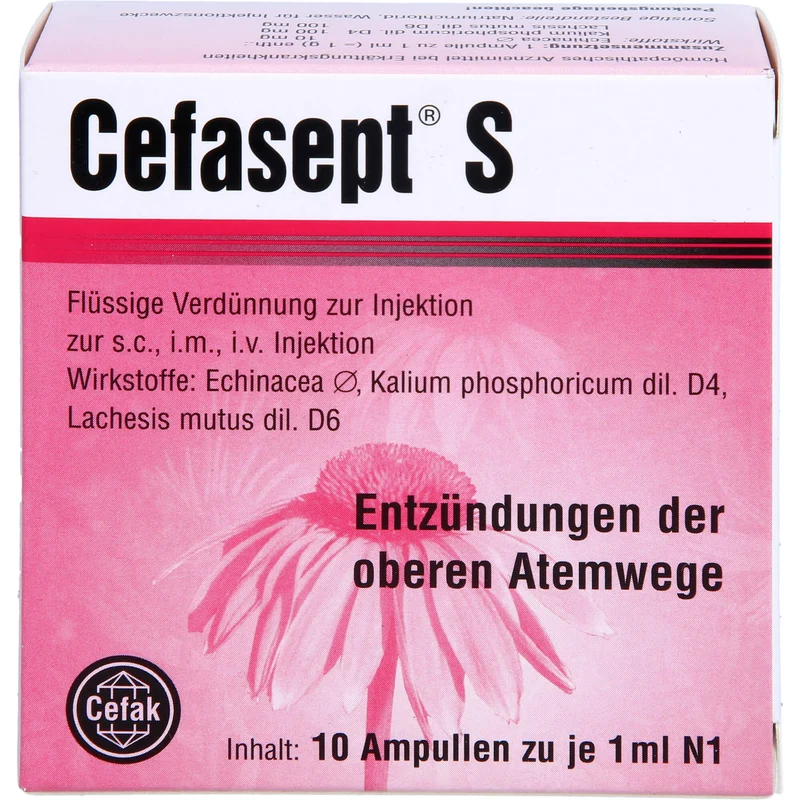 Cefasept S Fl. Verd. z. Injektion, 10 St ILO