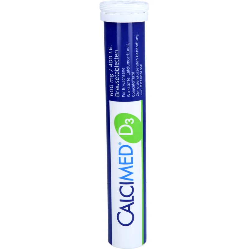 Calcimed D3 600 mg / 400 I.E. Brausetabletten, 20 St BTA