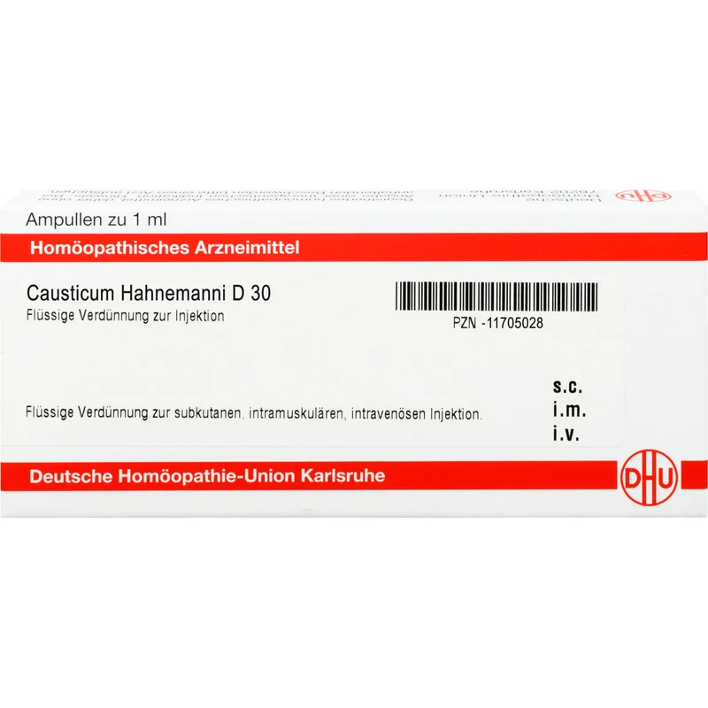 DHU Causticum Hahnemanni D30 Ampullen, 8 St. Ampullen
