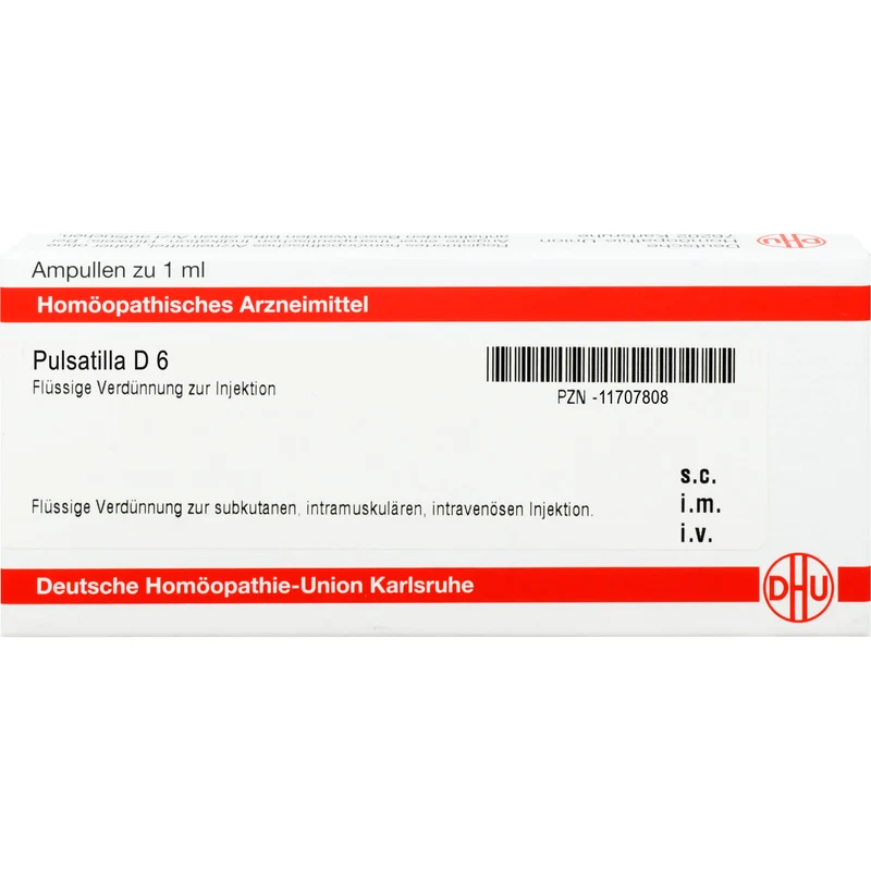 DHU Pulsatilla D6 Ampullen, 8 St. Ampullen