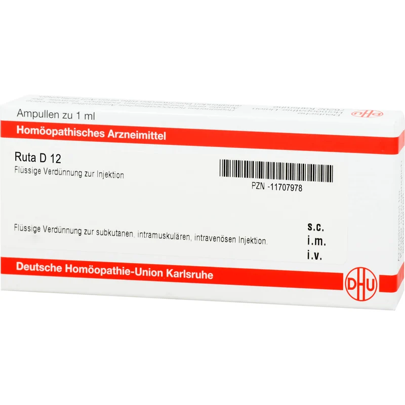 DHU Ruta D12 Ampullen, 8 St. Ampullen