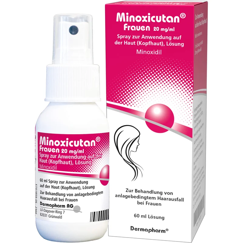 Minoxicutan Frauen 20 mg/ml Spray zur Anwendung auf der Haut, 60 ml Lösung