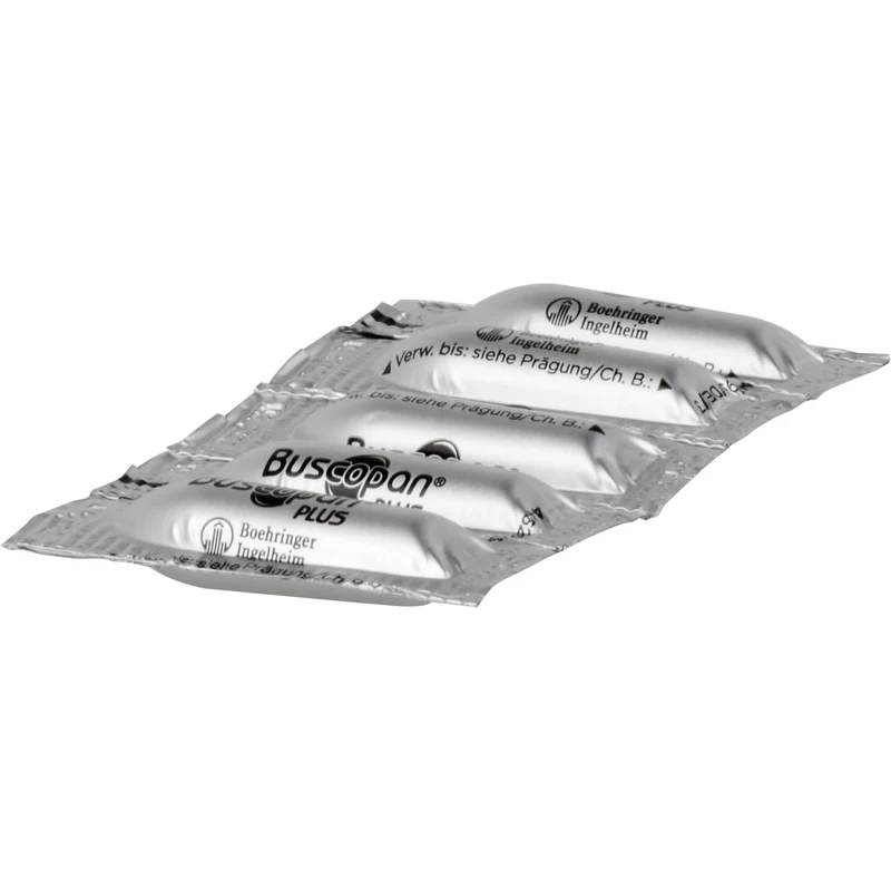 Buscopan plus 10 mg/800 mg, kohlpharma Zäpfchen, 5 St SUP